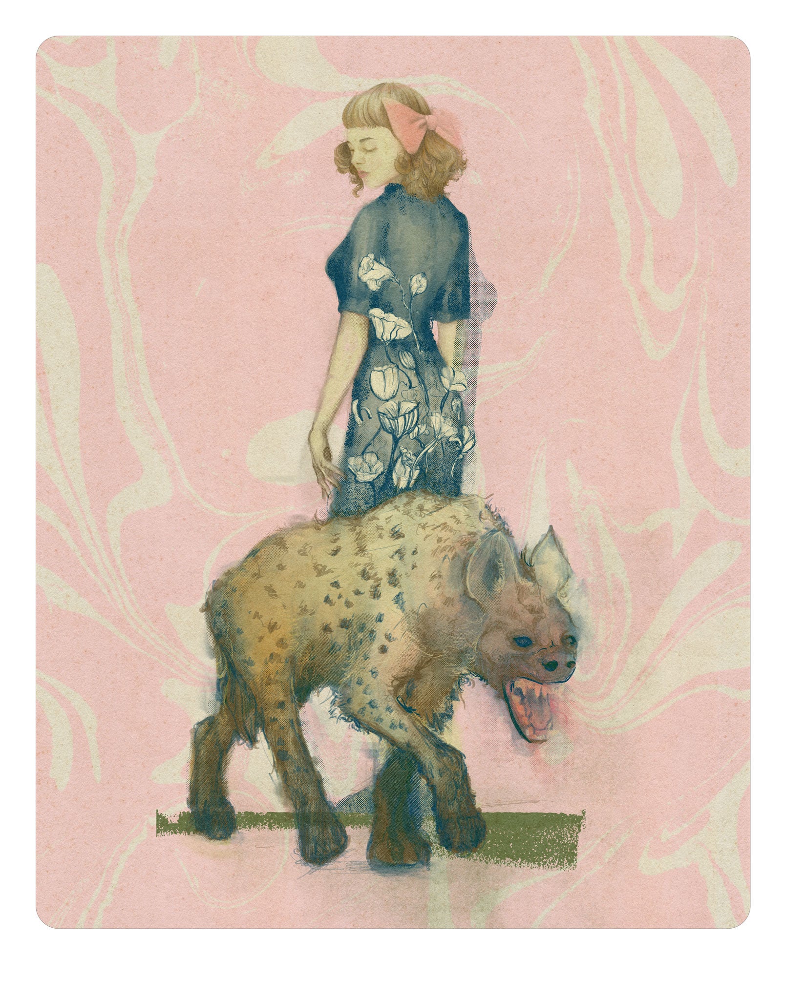 Fine art print titled “Social Media” by Broy Co., exploring authenticity and performance in modern culture.