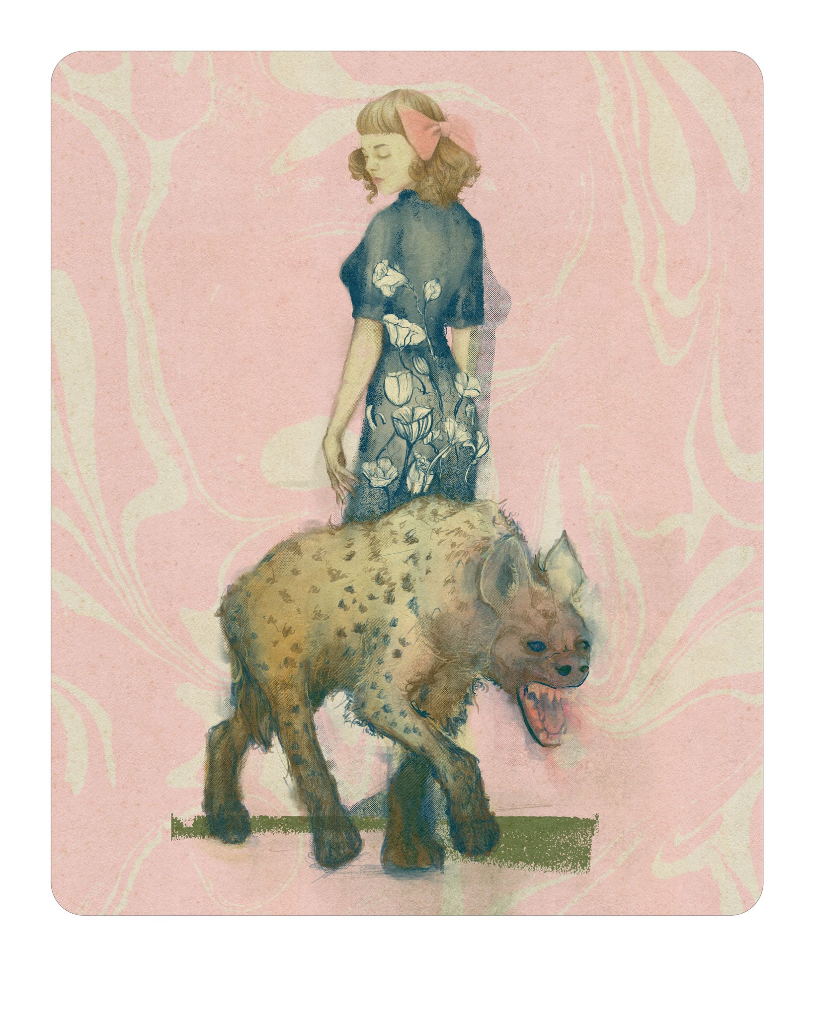 Fine art print titled “Social Media” by Broy Co., exploring authenticity and performance in modern culture.