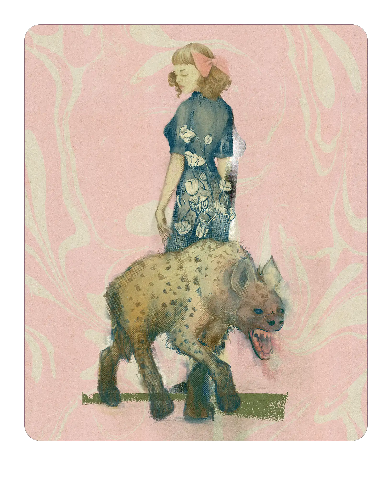 Fine art print titled “Social Media” by Broy Co., exploring authenticity and performance in modern culture.